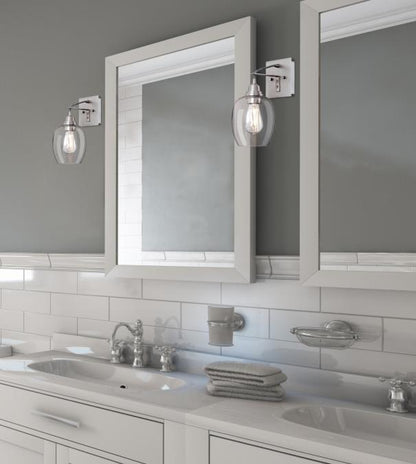 Eldon One-Light Indoor Wall Fixture: Brushed Aluminum Finish