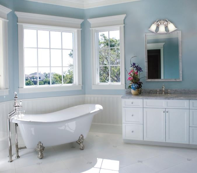 Three-Light Indoor Wall Fixture: Brushed Nickel Finish with White Opal Glass