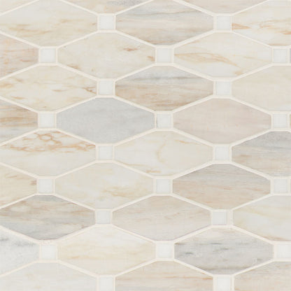 Angora Elongated Octagon Tile