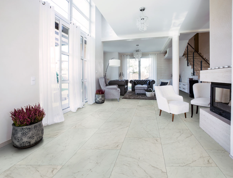 Carrara Bianco Porcelain Tile