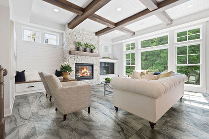 Onda Gray Porcelain Tile