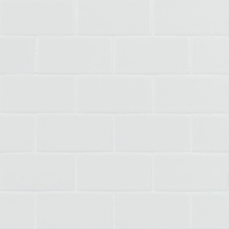 Retro Bianco Matte Tile 2x4