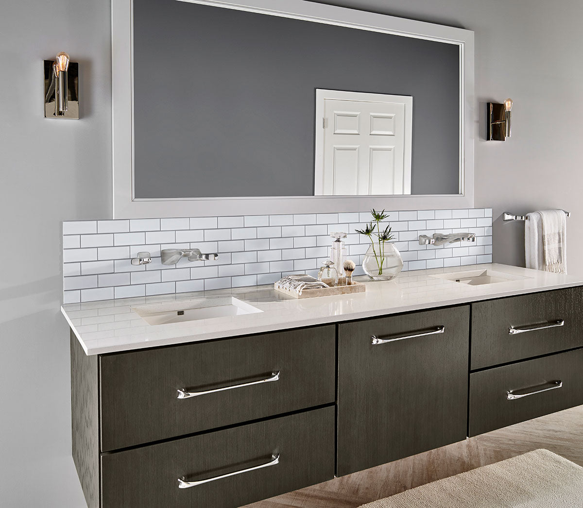 Retro Brick Bianco White Tile 2x6