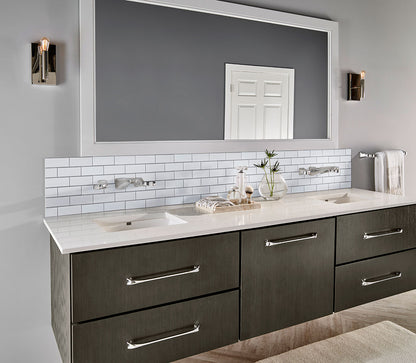 Retro Brick Bianco White Tile 2x6