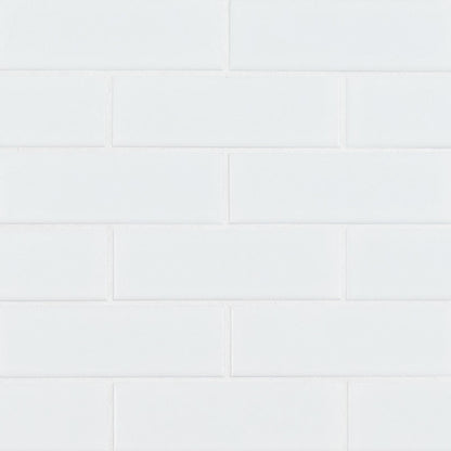 Retro Brick Bianco White Tile 2x6