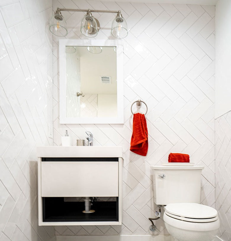 Urbano Pure White Subway Tile 4x12