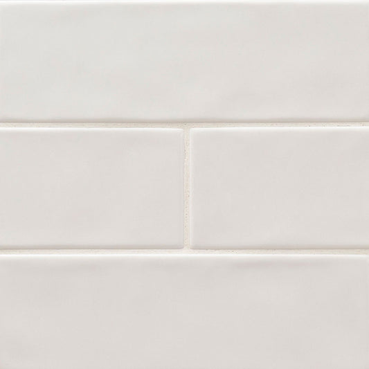 Urbano Pure White Subway Tile 4x12