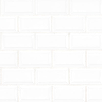 White 2x4 Beveled Glossy