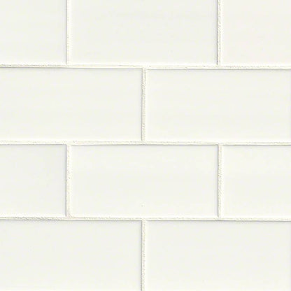 White Ceramic Subway Tile 3x6